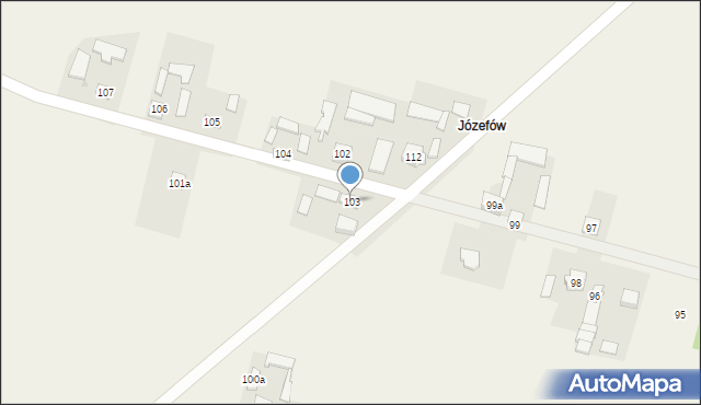 Strzyżowice, Strzyżowice, 103, mapa Strzyżowice