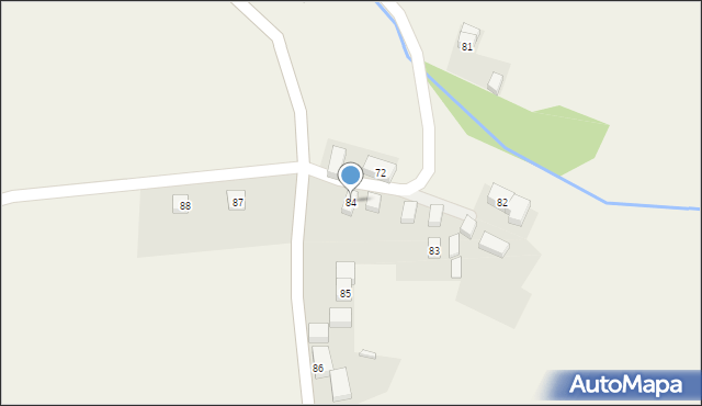 Strzyżowiec, Strzyżowiec, 84, mapa Strzyżowiec