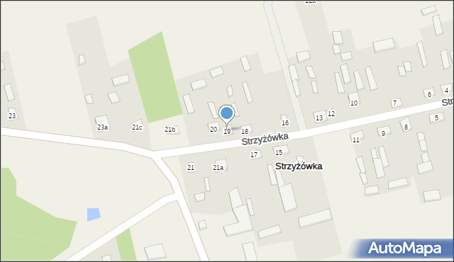 Strzyżówka, Strzyżówka, 19, mapa Strzyżówka