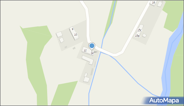 Strzyżyno, Strzyżyno, 14, mapa Strzyżyno