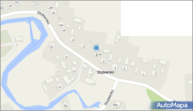 Stubienko, Stubienko, 8, mapa Stubienko