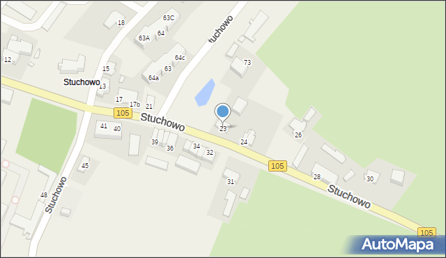 Stuchowo, Stuchowo, 23, mapa Stuchowo
