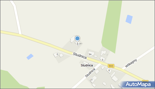 Studnica, Studnica, 5, mapa Studnica