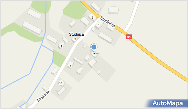 Studnica, Studnica, 7, mapa Studnica