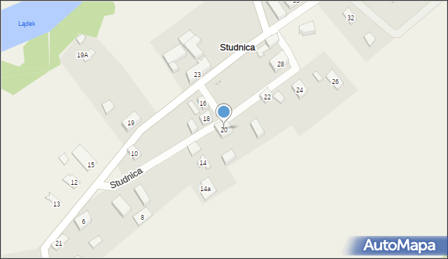 Studnica, Studnica, 20, mapa Studnica