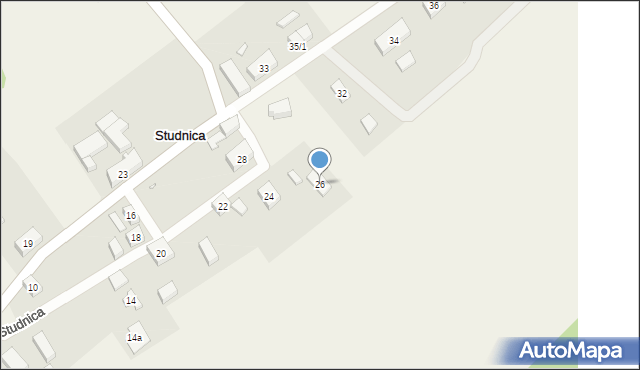 Studnica, Studnica, 26, mapa Studnica