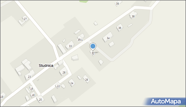 Studnica, Studnica, 32, mapa Studnica