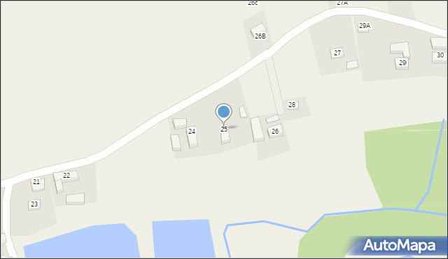 Studniska Dolne, Studniska Dolne, 25, mapa Studniska Dolne