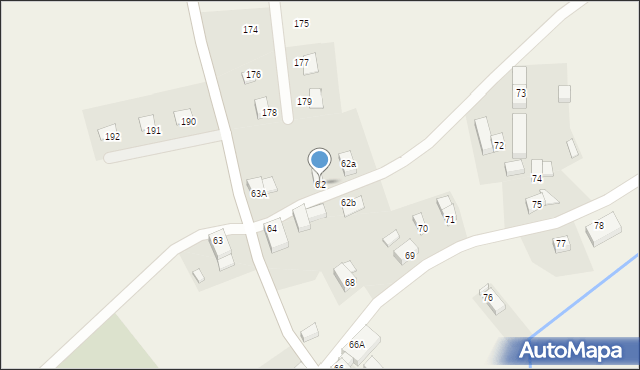 Studniska Dolne, Studniska Dolne, 62, mapa Studniska Dolne