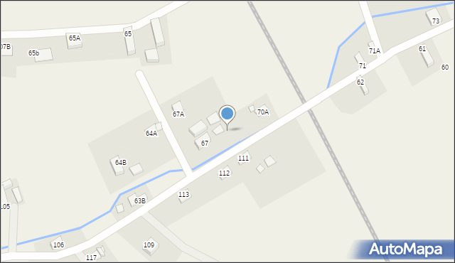 Studniska Dolne, Studniska Dolne, 67A, mapa Studniska Dolne