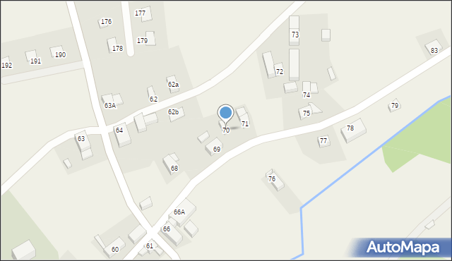 Studniska Dolne, Studniska Dolne, 70, mapa Studniska Dolne