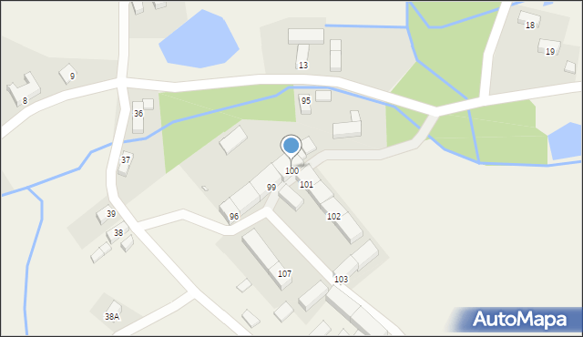 Studniska Górne, Studniska Górne, 100, mapa Studniska Górne