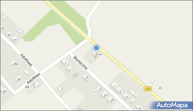 Studźce, Studźce, 21, mapa Studźce