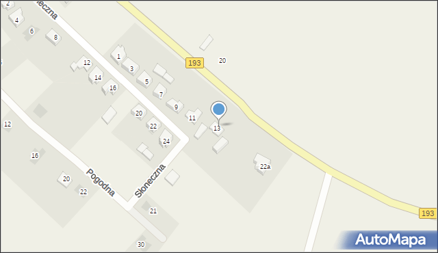 Studźce, Studźce, 22, mapa Studźce