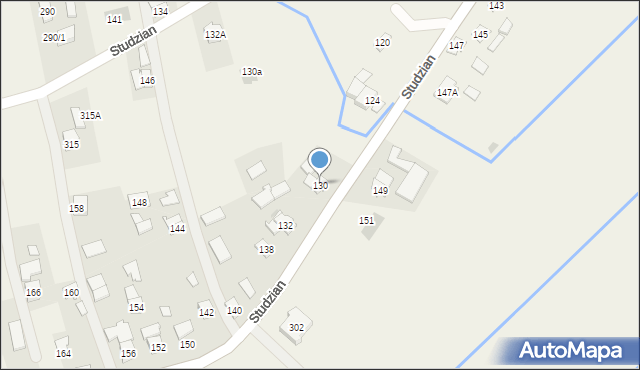 Studzian, Studzian, 130, mapa Studzian