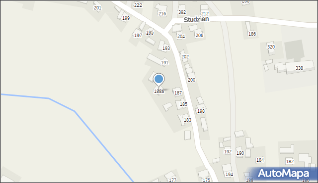 Studzian, Studzian, 188a, mapa Studzian