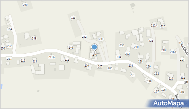 Studzian, Studzian, 240, mapa Studzian