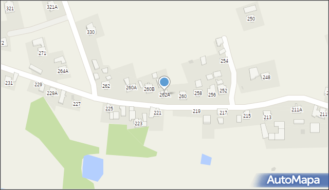Studzian, Studzian, 262A, mapa Studzian