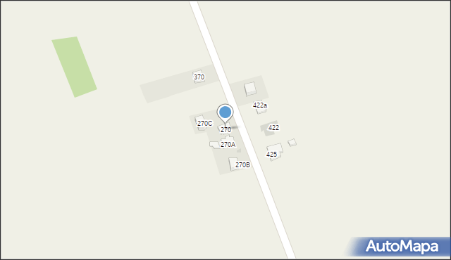 Studzian, Studzian, 270, mapa Studzian