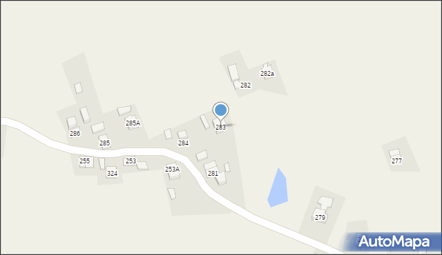 Studzian, Studzian, 283, mapa Studzian
