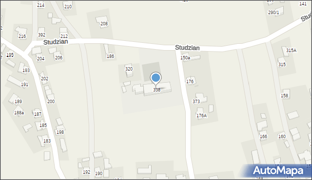 Studzian, Studzian, 338, mapa Studzian