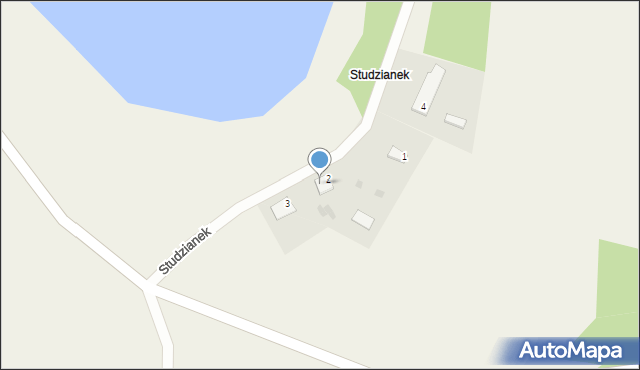 Studzianek, Studzianek, 2B, mapa Studzianek