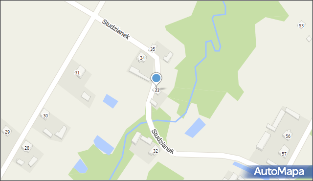 Studzianek, Studzianek, 33, mapa Studzianek