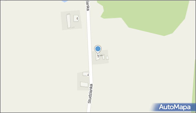 Studzianka, Studzianka, 5, mapa Studzianka