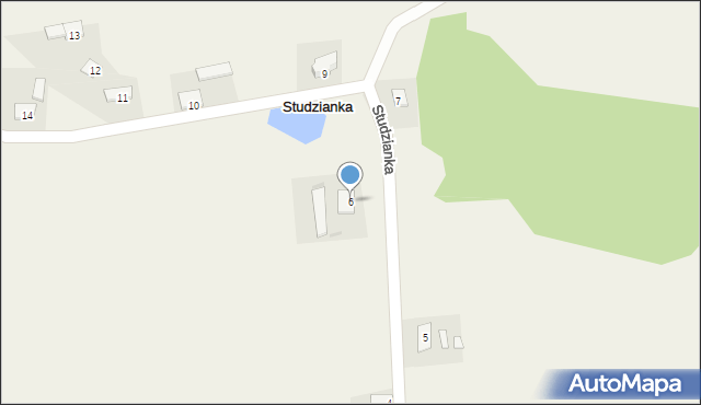 Studzianka, Studzianka, 6, mapa Studzianka