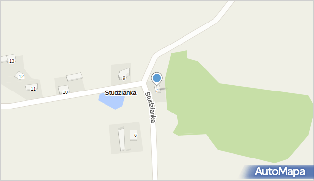 Studzianka, Studzianka, 7, mapa Studzianka