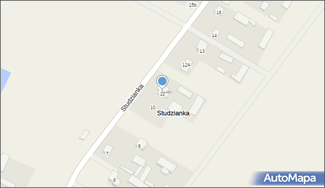 Studzianka, Studzianka, 12, mapa Studzianka