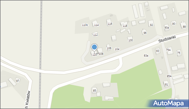 Studzianki, Studzianki, 110, mapa Studzianki