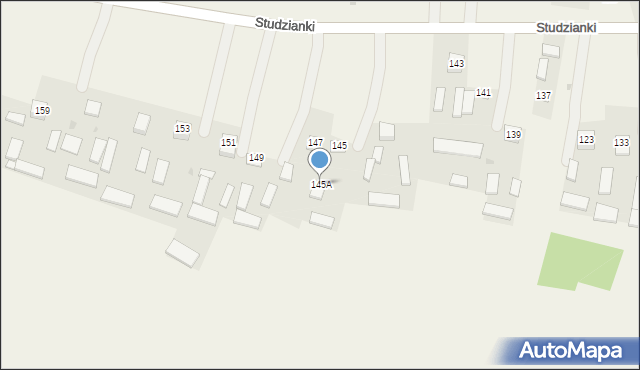 Studzianki, Studzianki, 145A, mapa Studzianki