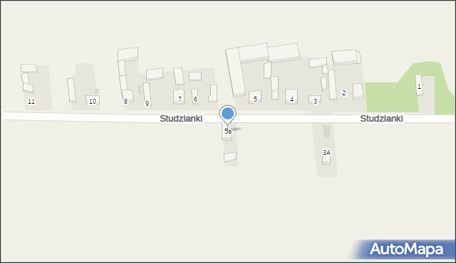 Studzianki, Studzianki, 5a, mapa Studzianki