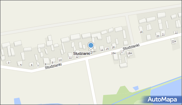 Studzianki, Studzianki, 13, mapa Studzianki