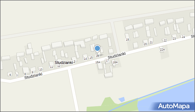 Studzianki, Studzianki, 16, mapa Studzianki