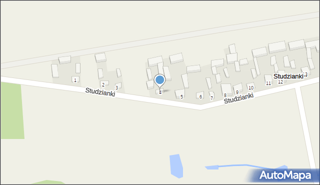 Studzianki, Studzianki, 4, mapa Studzianki