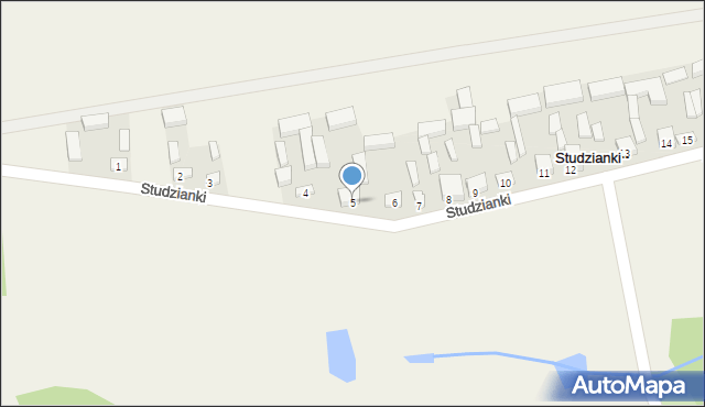 Studzianki, Studzianki, 5, mapa Studzianki