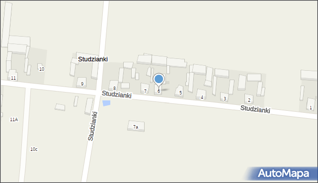 Studzianki, Studzianki, 6, mapa Studzianki