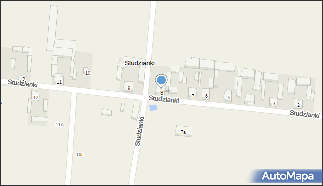 Studzianki, Studzianki, 8, mapa Studzianki