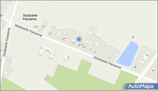 Studzianki Pancerne, Studzianki Pancerne, 10, mapa Studzianki Pancerne