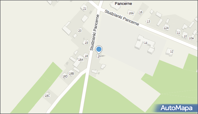 Studzianki Pancerne, Studzianki Pancerne, 17, mapa Studzianki Pancerne