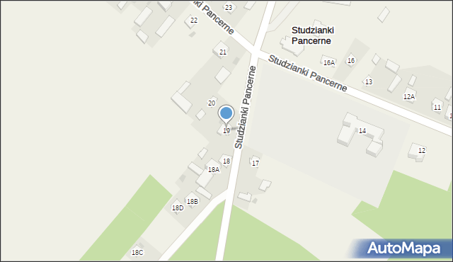 Studzianki Pancerne, Studzianki Pancerne, 19, mapa Studzianki Pancerne