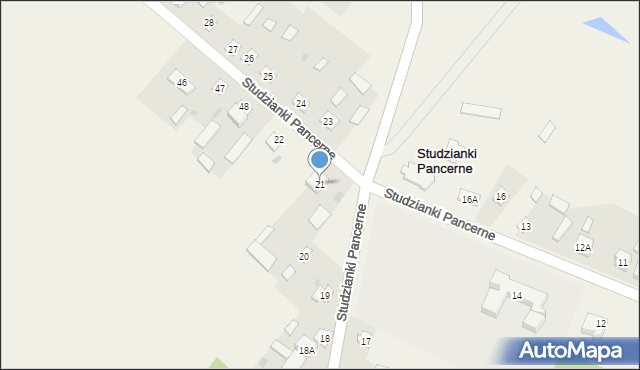 Studzianki Pancerne, Studzianki Pancerne, 21, mapa Studzianki Pancerne