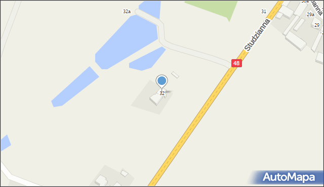 Studzianna, Studzianna, 32, mapa Studzianna