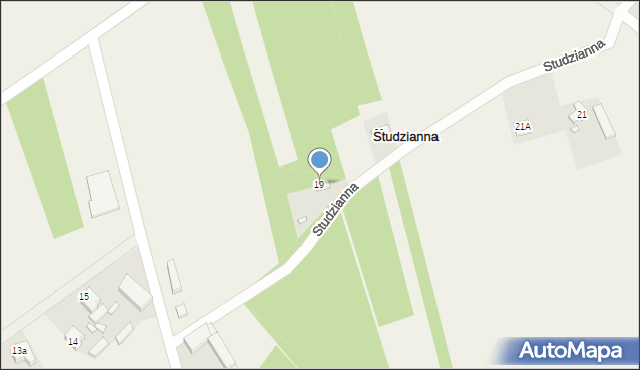 Studzianna, Studzianna, 19, mapa Studzianna