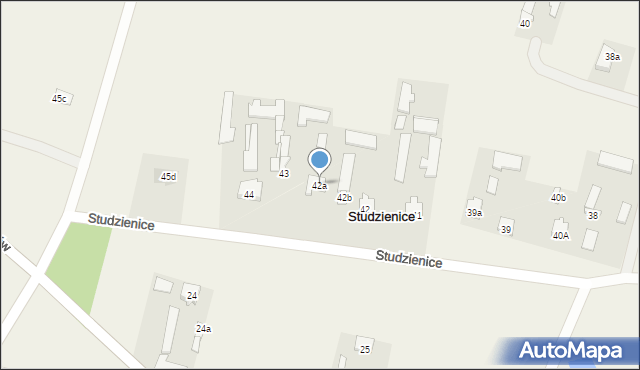 Studzienice, Studzienice, 42a, mapa Studzienice