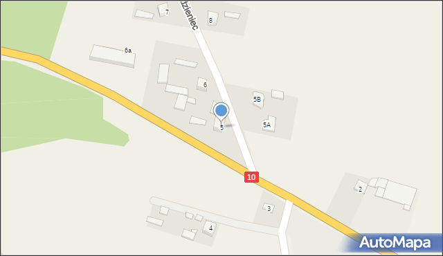 Studzieniec, Studzieniec, 5, mapa Studzieniec