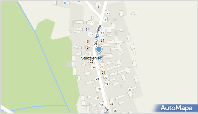 Studzieniec, Studzieniec, 19, mapa Studzieniec