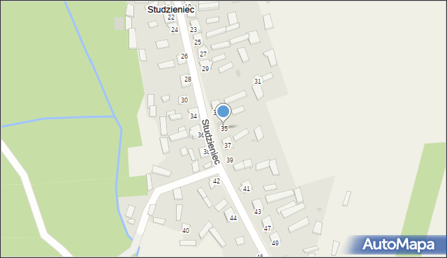 Studzieniec, Studzieniec, 35, mapa Studzieniec